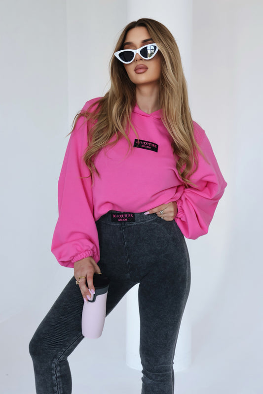 SWEATSHIRT BG OFF | FUCHSIE