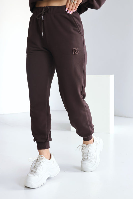 JOGGINGHOSE BG BRAND | DUNKELBRAUN