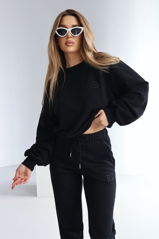 SWEATSHIRT BG BASIC | SCHWARZ