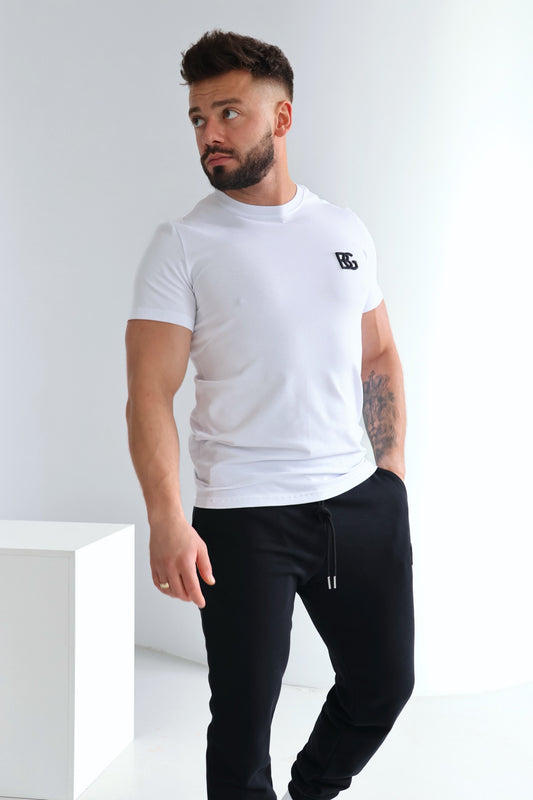 T-SHIRT BG BOND | WEIẞ-SCHWARZ