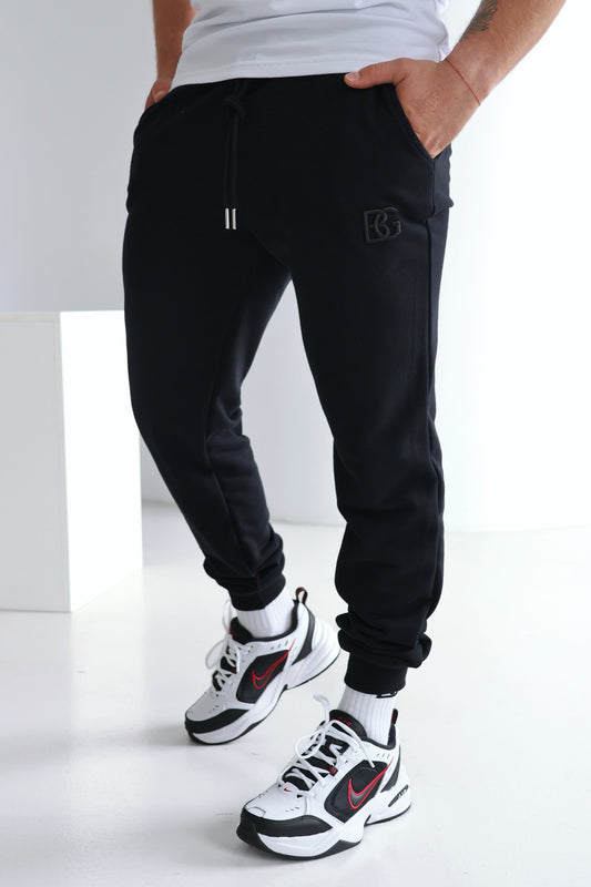 HERRENHOSE BG BRAND | SCHWARZ- SCHWARZ