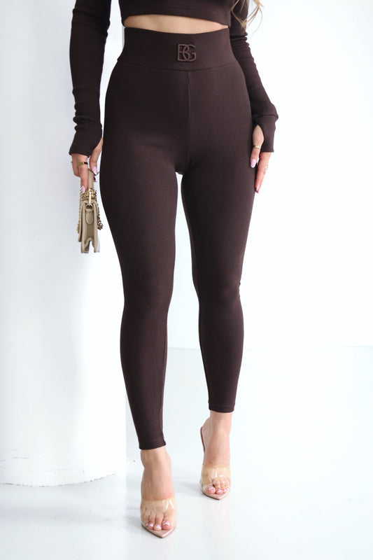 LEGGINGS BG TASTE | DUNKELBRAUN