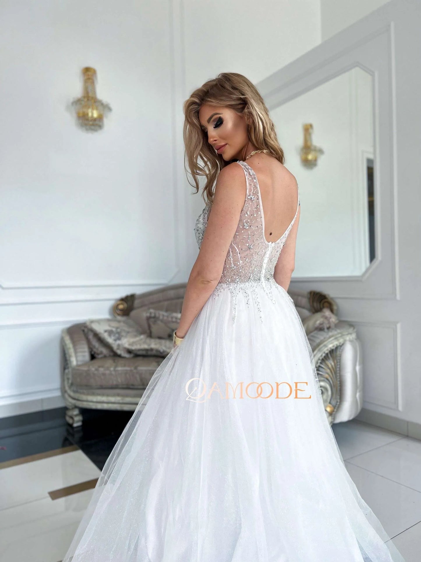 Brautkleid Prinzessin aus glitzernden Tüll Premium Kollektion