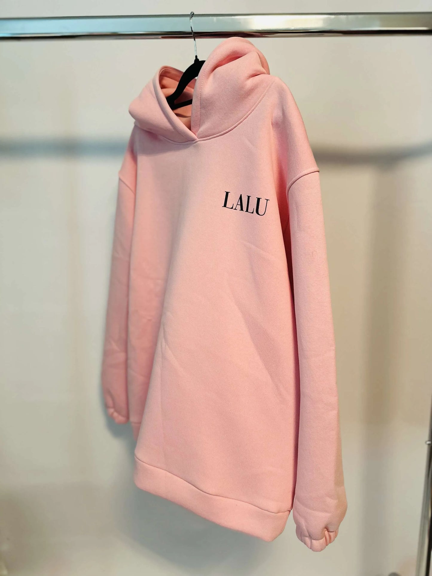 Damen Sweatshirt lang mit Kapuze LaLu FACE UNI