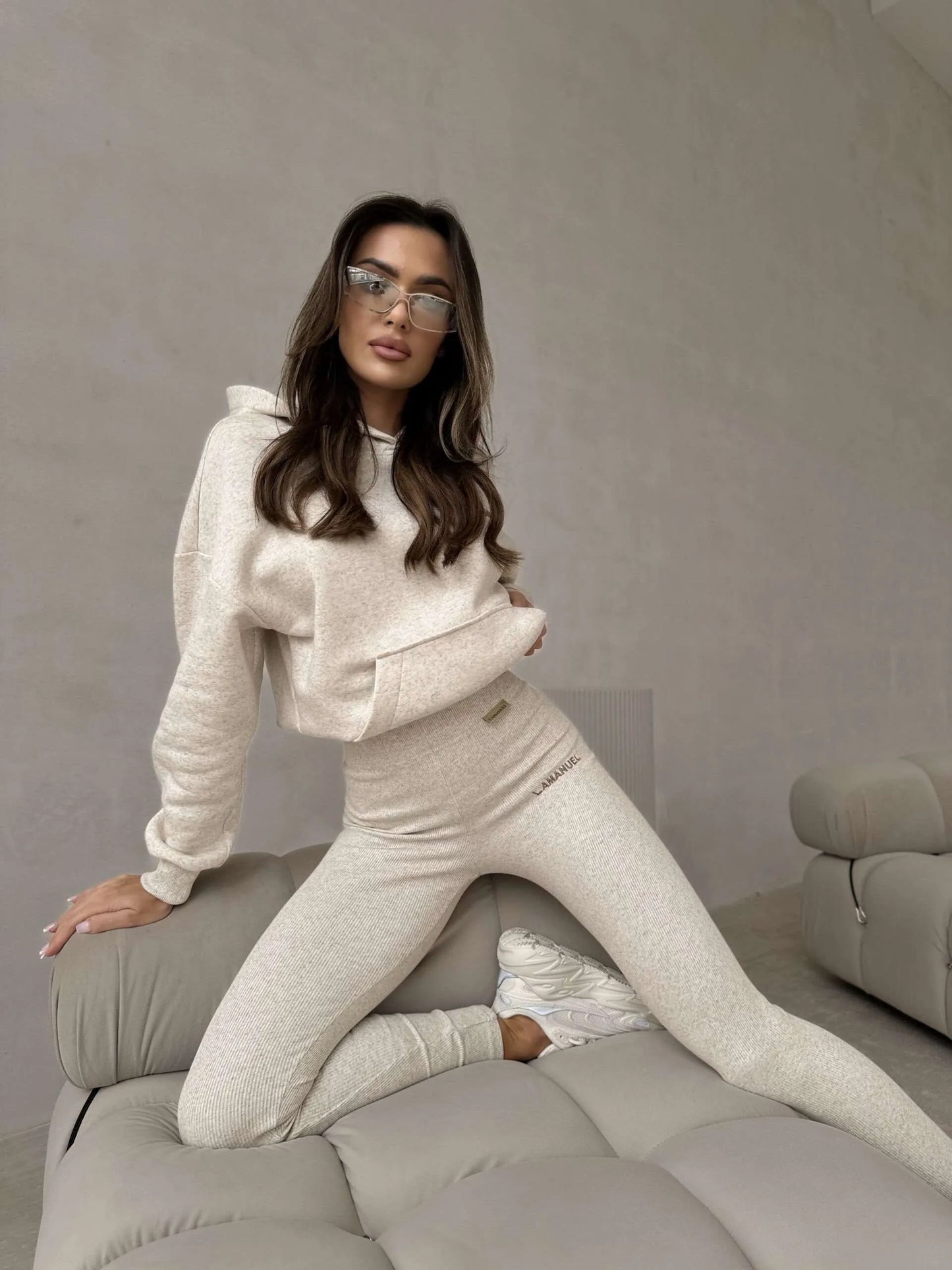 Sweatshirt und Leggings Damen Set THE RICH La Manuel