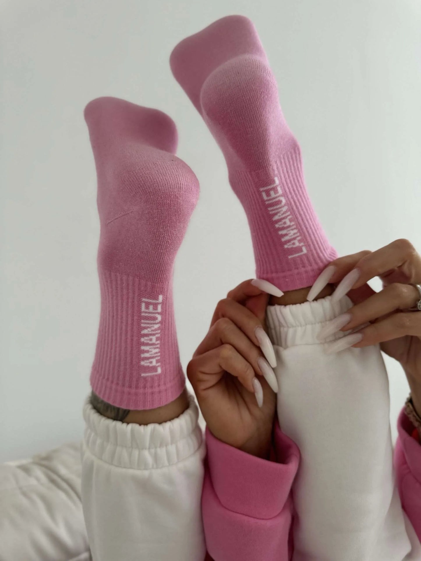 Socken mit Aufschrift La Manuel Sunny Verschiedene Farben