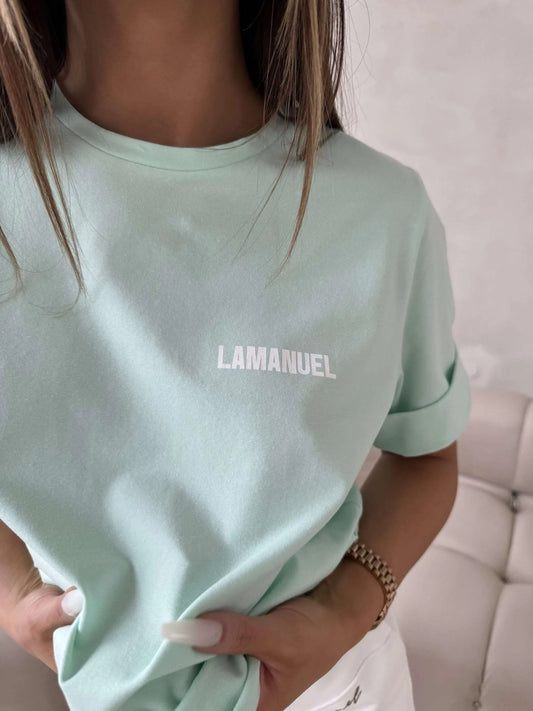 Damen T- Shirt Best Basic La Manuel Mintgrün One Size