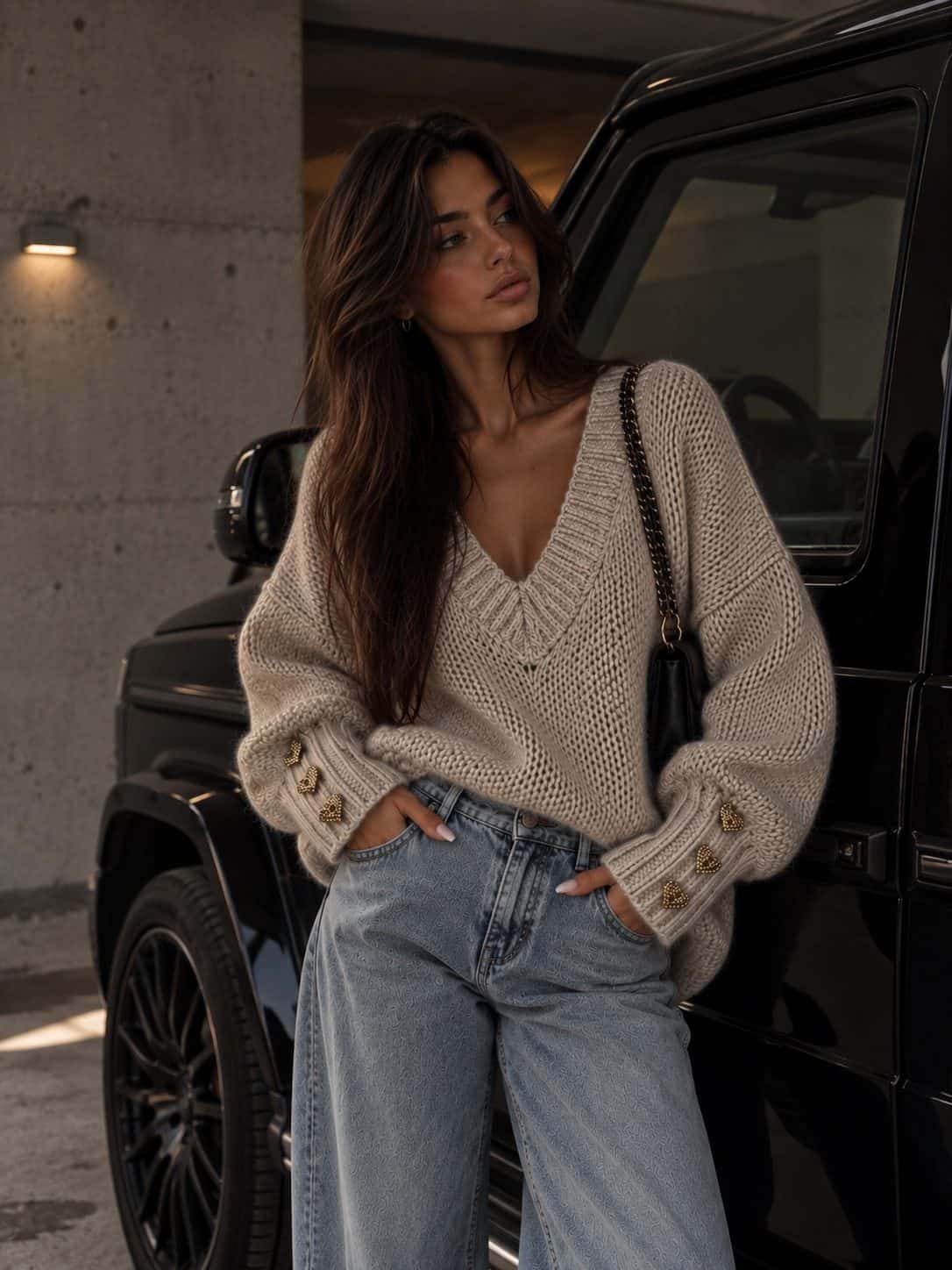 Strickpullover TOUS beige
