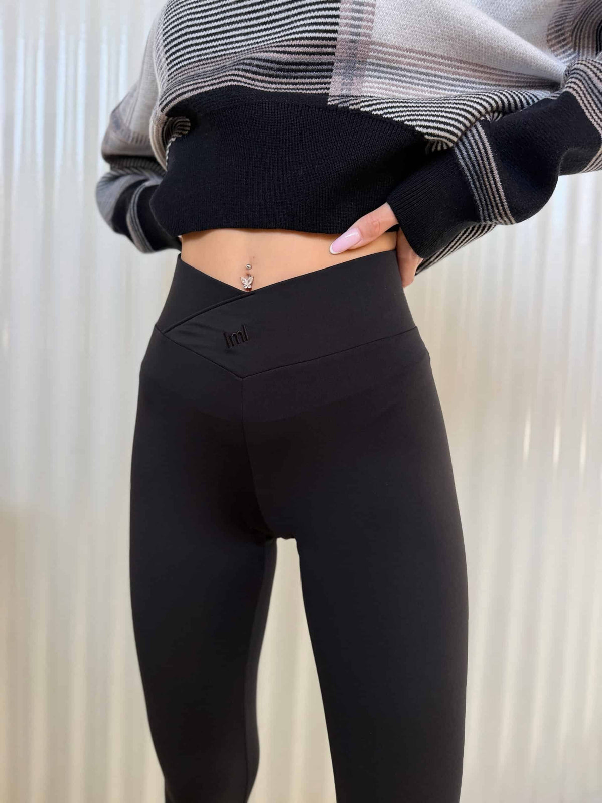 Leggings LIFT LA MANUEL Schwarz