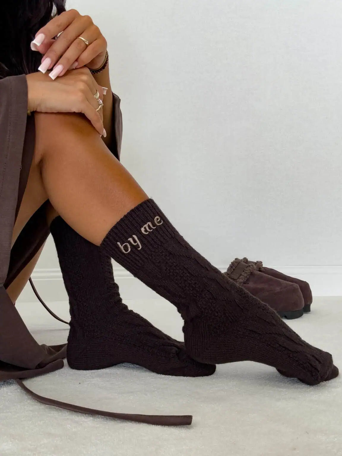 Socken Yarn By Me Schokobraun