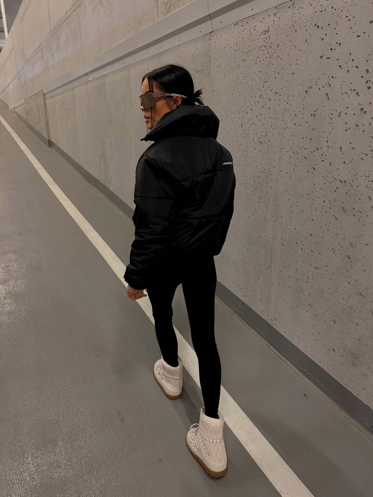 Damen Steppjacke EVEREST LA MANUEL Schwarz