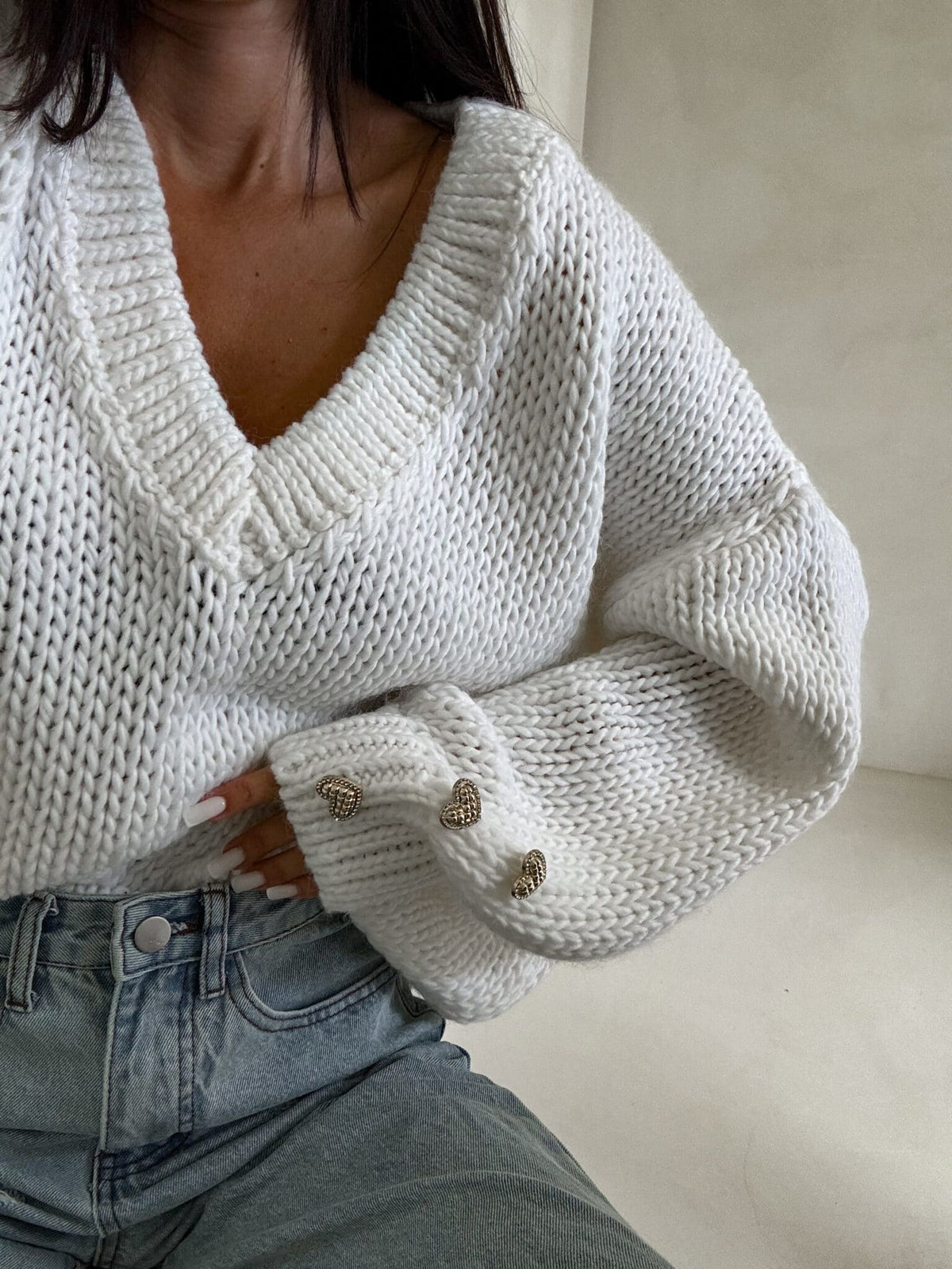 Strickpullover TOUS Grau Ecru