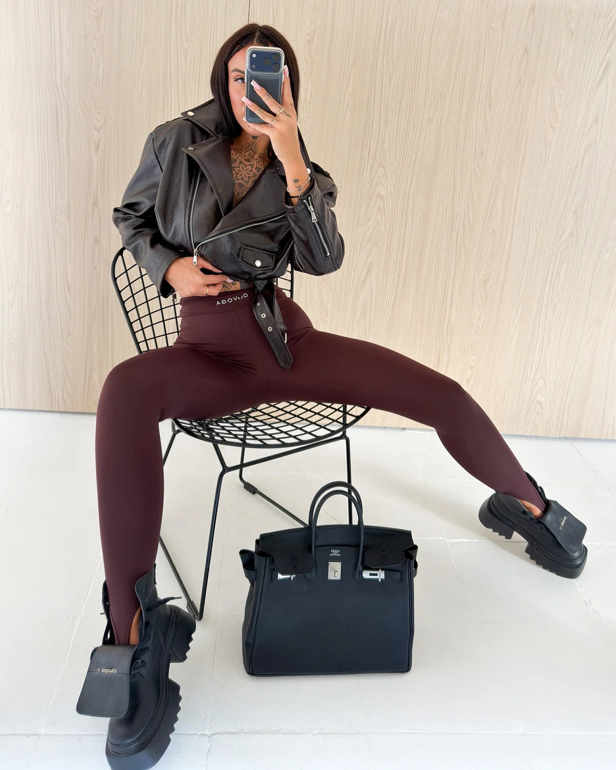 Leggings OLAVOGA DURO Braun