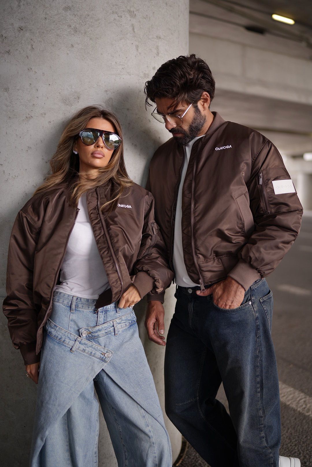 Jacke Wooly OLAVOGA Damen | Braun