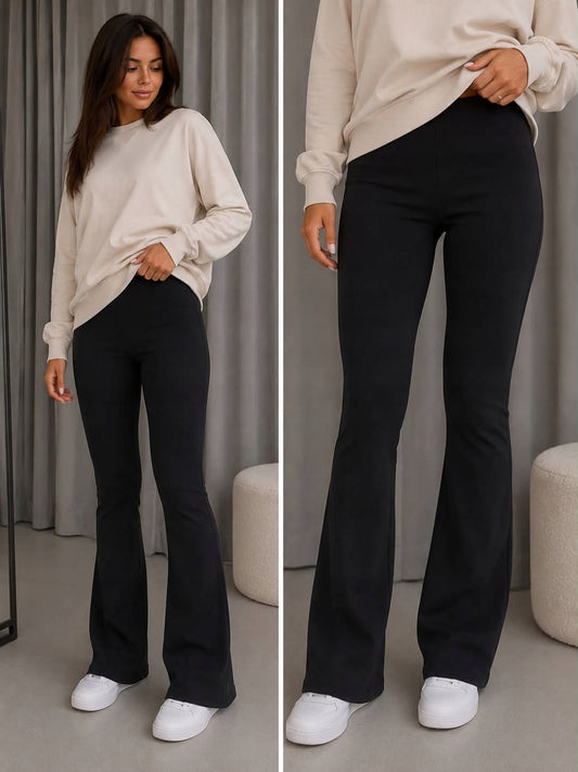 Schlaghose Me Gusta Brand Schwarz
