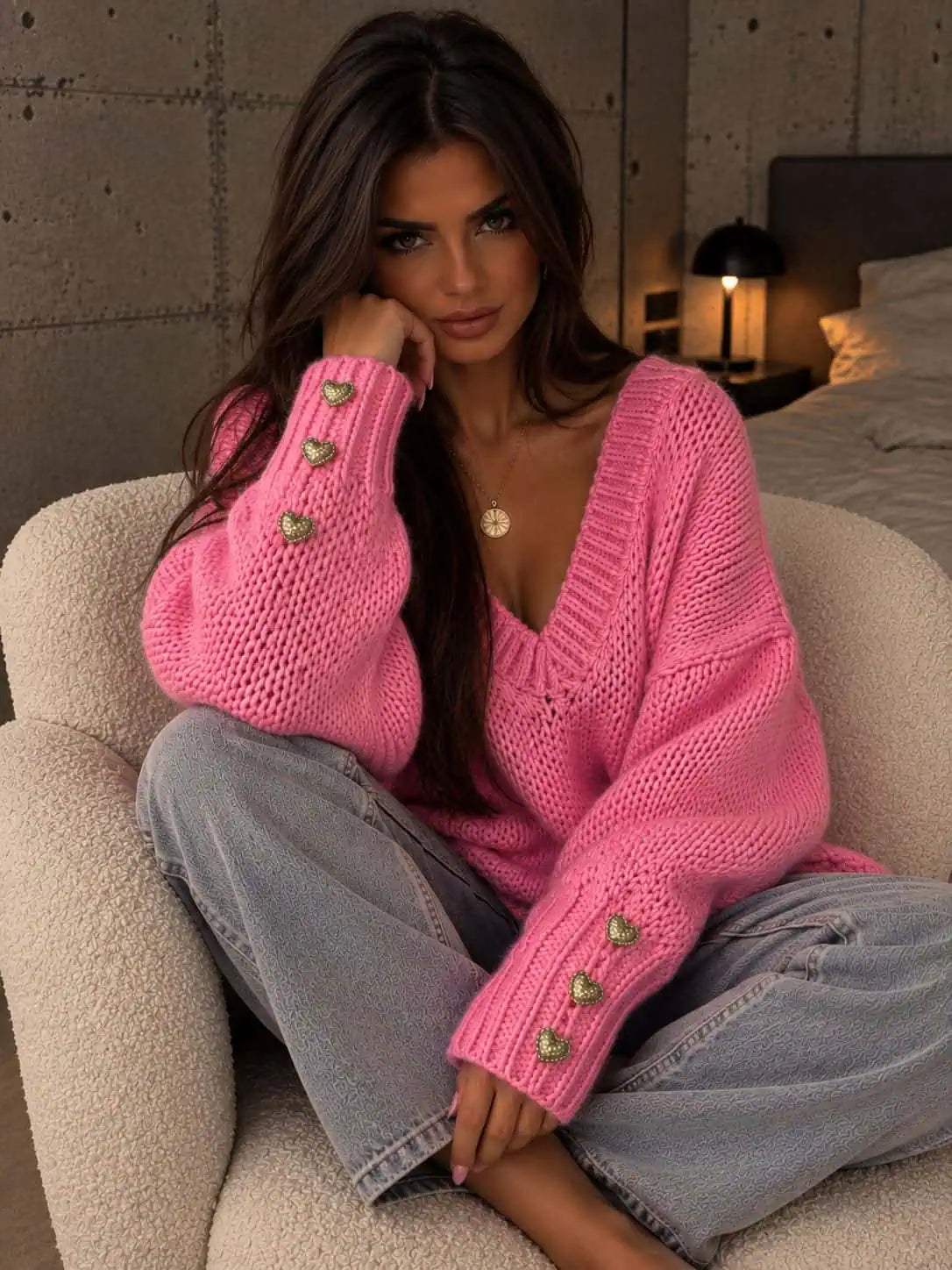 Strickpullover TOUS Pink