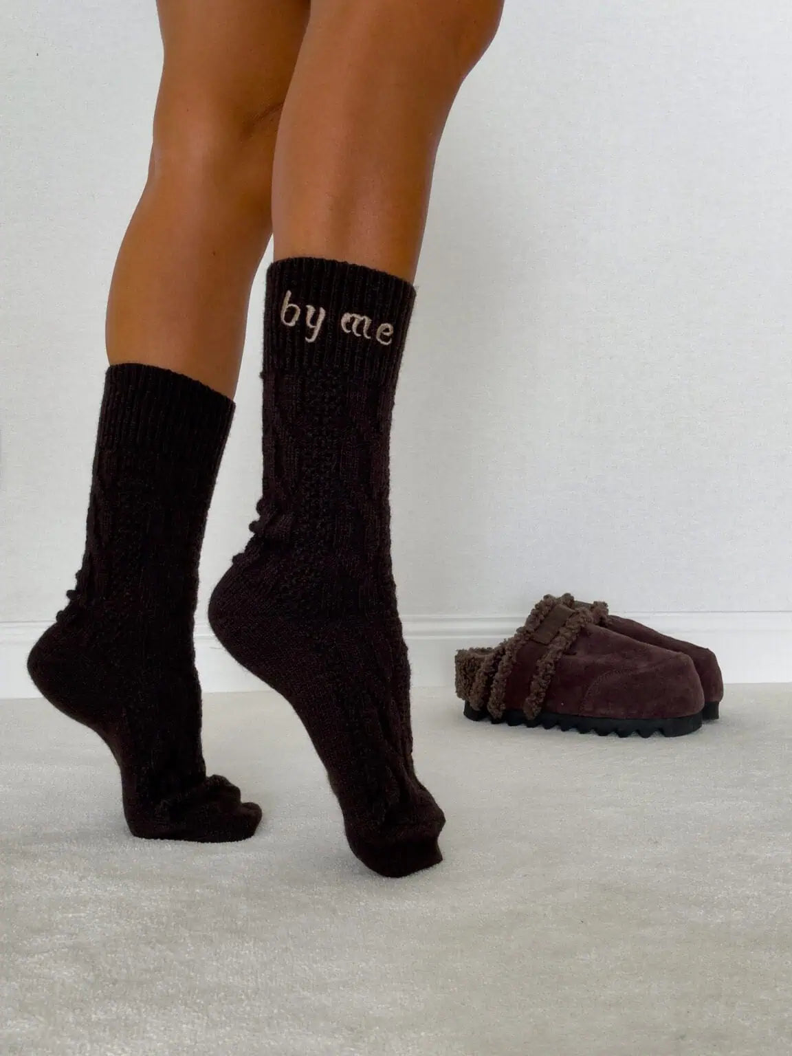 Socken Yarn By Me Schokobraun