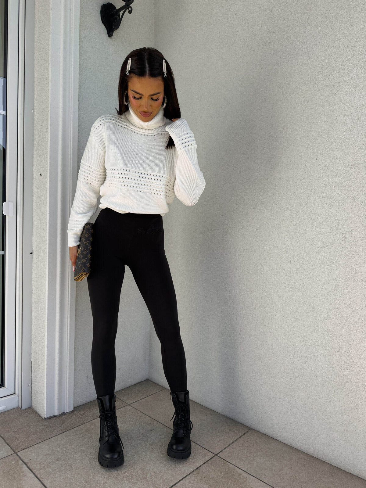 Rollkragenpullover Also By Me ecru
